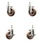 Service Caster 4 Inch 316SS High Temp Glass Filled Nylon 1/2 Inch Stem Caster Brakes SCC, 2PK SS316TS20S414-GFNSHT-121315-2-TLB-2 - alternate 1